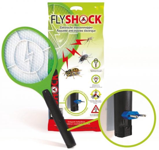 Oplaadbare elektrische vliegenmepper Fly Shock