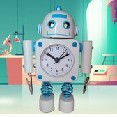 De Professor en Kwast - Kinderwekker Robot (Wit) + Animatie On Demand
