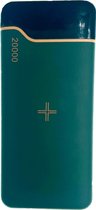 DrPhone PB2 – Powerbank - 20000 Mah – Externe Batterij – Snel Lader -Draadloze Oplader - Groen