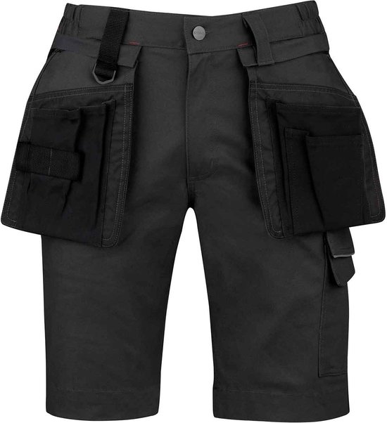 STØRVIK Thijs Stretch Korte Werkbroek Heren - Werkshort - Maat M - Zwart