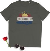 Koningsdag 2022 t Shirt - T-shirt voor 27 april 2022 - Festival t Shirt - Koningsnacht Live Festival Shirt - t Shirt Dames - t Shirt Heren - Maten: S M L XL XXL XXXL - Shirt kleuren: Oranje Z