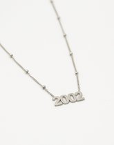 Glow Adora - Kettingen - Jaartal ketting - 2002 - Zilver