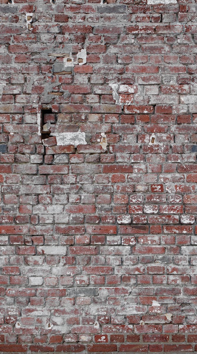BAKSTENEN MUUR FOTOBEHANG | Herhaalbaar Patroon - 1,59 x 2,80 meter - A.S. Création Metropolitan Stories "The Wall"