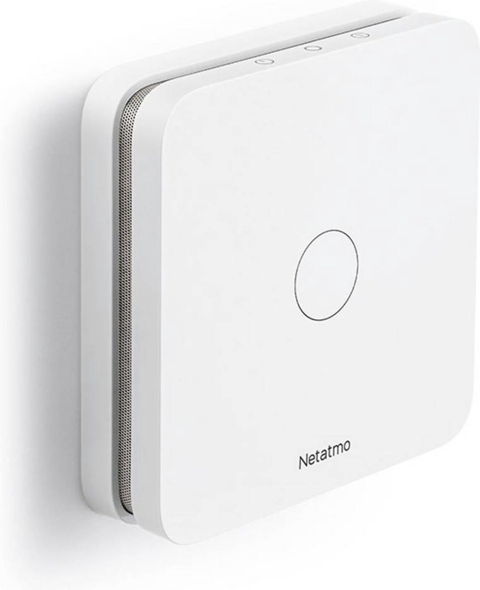 Netatmo NCO-DE Koolmonoxidemelder Incl. batterij (10 jaar) werkt op batterijen Detectie van Koolmonoxide