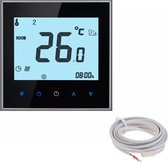 Elektrische vloerverwarming thermostaat touch screen zwart PRF-78