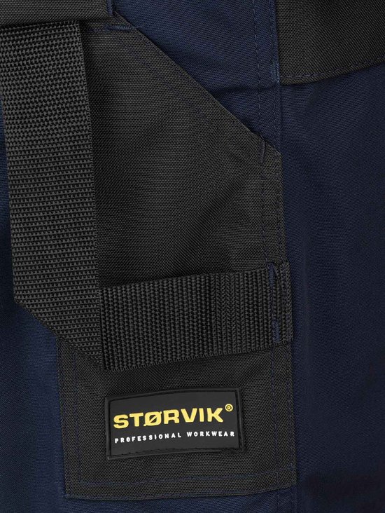 STØRVIK Job Pantalon de travail Court Homme - Taille S - Bleu foncé