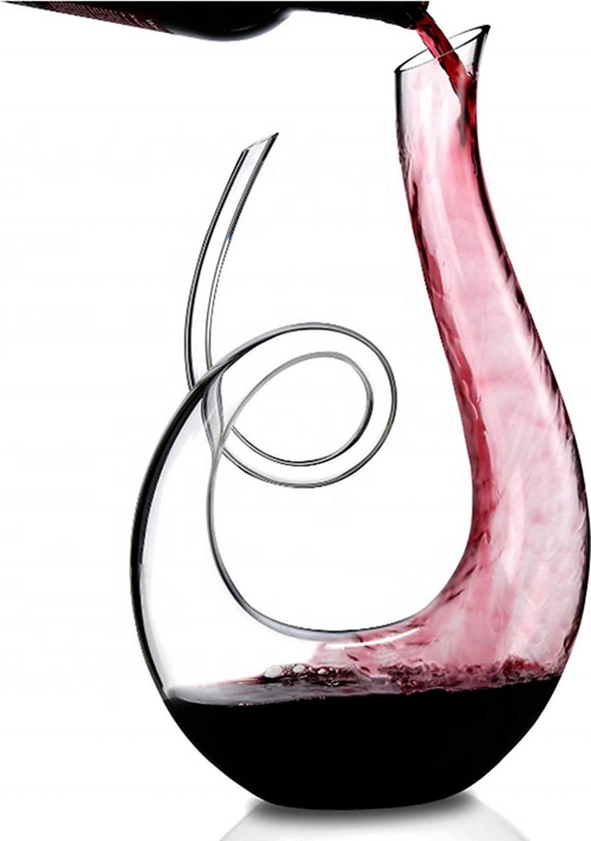 Decanteer karaf - Wijnkaraf - Wijn decanteerder - Echt kristalglas - Decanter Bourgogne