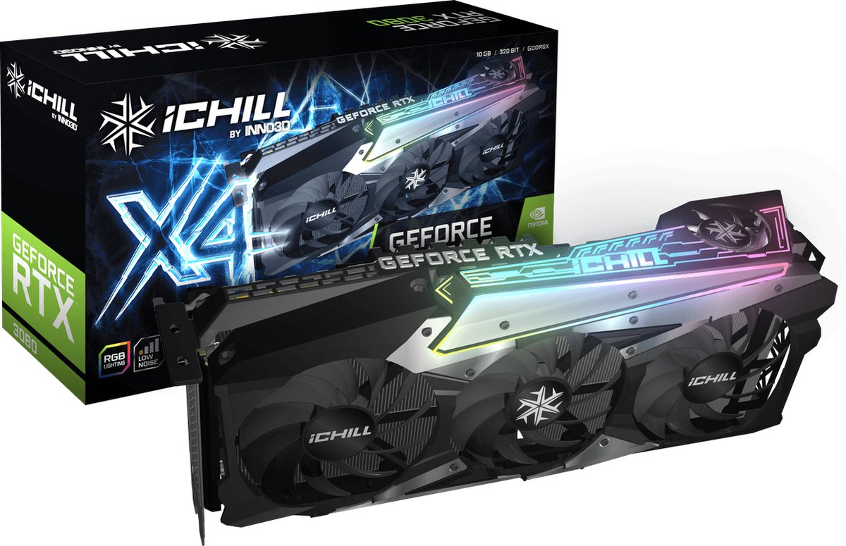 INNO3D GeForce RTX 3080 iCHILL X4 10GB GDDR6X LHR - Videokaart