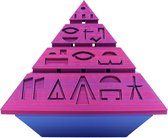'Stargate' Piramide Met Hiërogliefen En Opslag Box Deep Space Small - Home Deco - Prachtig Kleuren Spectrum En Design
