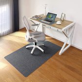 Eurotex Bureaustoelmat - bureaustoelmat voor hardhouten vloeren, 5 mm dikte 48" x 36" harde vloerbeschermingsmat, multifunctionele stoel tapijt voor thuis