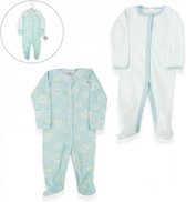 onesie Daisy junior katoen blauw 2 stuks mt 50/56