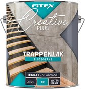 Fitex Creative+ Trappenlak Zijdeglans Dekkend - Lakverf - Dekkend - Binnen - Water basis - Zijdeglans