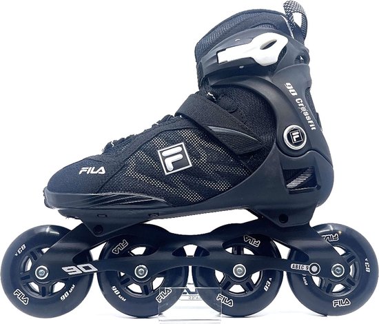 Fila Crossfit 90 skates zwart met semi soft boots en 90mm wielen | bol.com