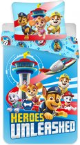 KD® - Paw Patrol, Heroes Unleashed - Dekbedovertrek - Eenpersoons - 140 x 200 cm - Katoen