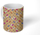 Mok - Koffiemok - Patronen - Abstract - Geometrie - Mokken - 350 ML - Beker - Koffiemokken - Theemok