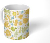 Mok - Koffiemok - Theepot - Design - Planten - Mokken - 350 ML - Beker - Koffiemokken - Theemok