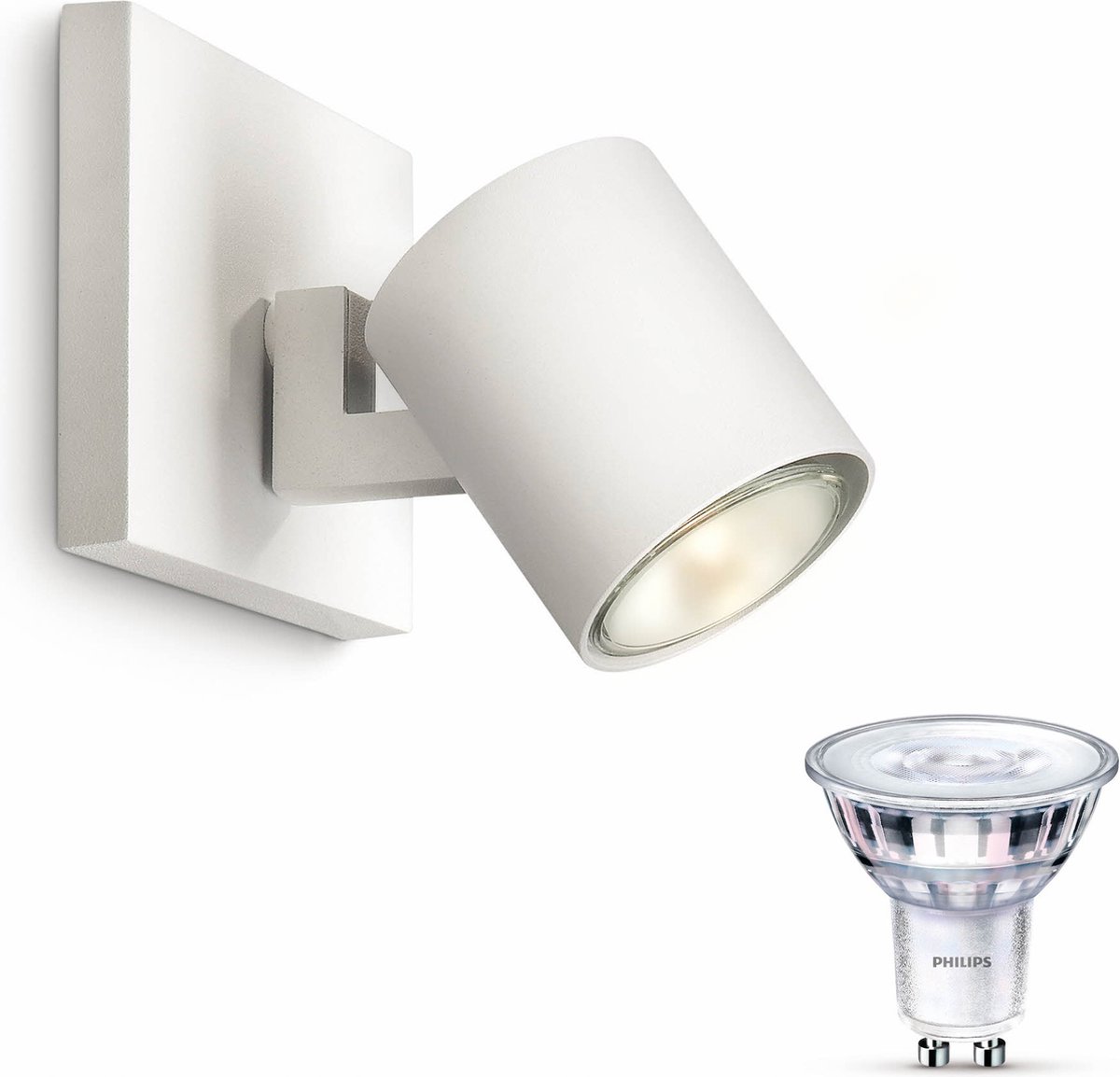 Philips myLiving Runner Opbouwspot - LED - Wit - 1 lichtpunt - Incl. Philips LED Scene Switch Gu10 50W