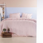 Y-NOT - Luxe Hotellinnen Katoen/Satijn Powder Pink - Dekbedovertrek - Katoensatijn - Eenpersoons - 140x200/220 cm - Roze