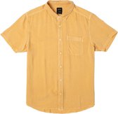 Rvca Ptc Woven Short Sleeve Shirt - Vintage Gold