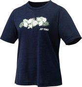 Yonex T-Shirt Dames EX Navy Blauw