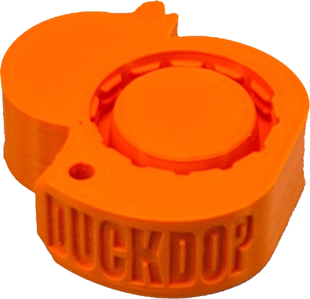 DuckDop Limited Edition - Oranje - Festival dop - Universele flessendop - Inclusief grote sleutelhanger - Sta nooit meer in je eendje