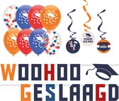 Versierings Pakket WooHoo Geslaagd (M) | Diploma | Rijbewijs | Thuisstudie | Geslaagd Versiering | Party Love NL