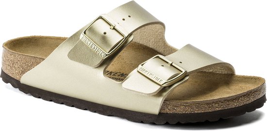 Birkenstock Arizona Gold narrow Birko-Flor - Gold - Maat 39