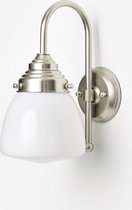 Art Deco Trade - Wandlamp Schoolbol Small Meander Matnikkel