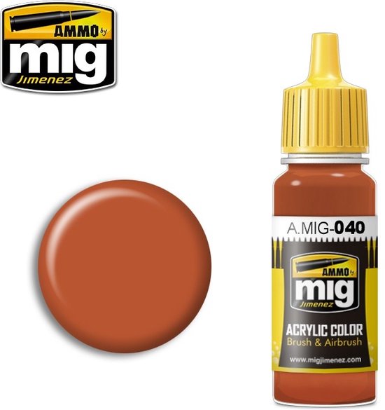 MIG-0040 Medium Rost Acrylfarbe – Wasserlöslich, Ungiftig, 17 Ml