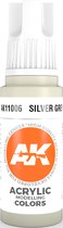 Silver Grey Acrylic Modelling Color - 17ml - AK-11006