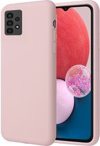 Samsung A13 4G Hoesje - Liquid Back Case Cover Rose