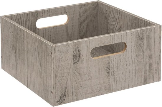 Urban Living Opbergmand/kastmand Square Box - karton/kunststof - 29