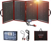 PiProducts Dokio Opvouwbare Zonnepanelen - Zonnepaneel set 200W - Draagbare zonnepanelen set - Rood