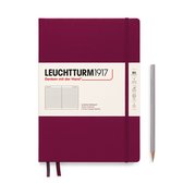 Leuchtturm 1917- Hardcover- B5- 18 x 25.5 cm- Notitieboek - Port Red- Lijn