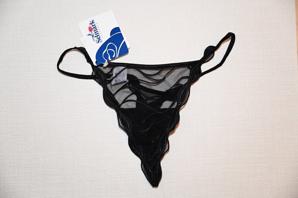 Selmark Lingerie Amanay string XS-XXL - zwart - M