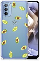 Telefoon Hoesje Motorola Moto G31 | G41 Siliconen Hoesje met Foto Avocado