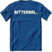 Bitterbal - Snack T-Shirt | Grappig Verjaardag Kleding Cadeau | Eten En Snoep Shirt | Dames - Heren - Unisex Tshirt | - Donker Blauw - S