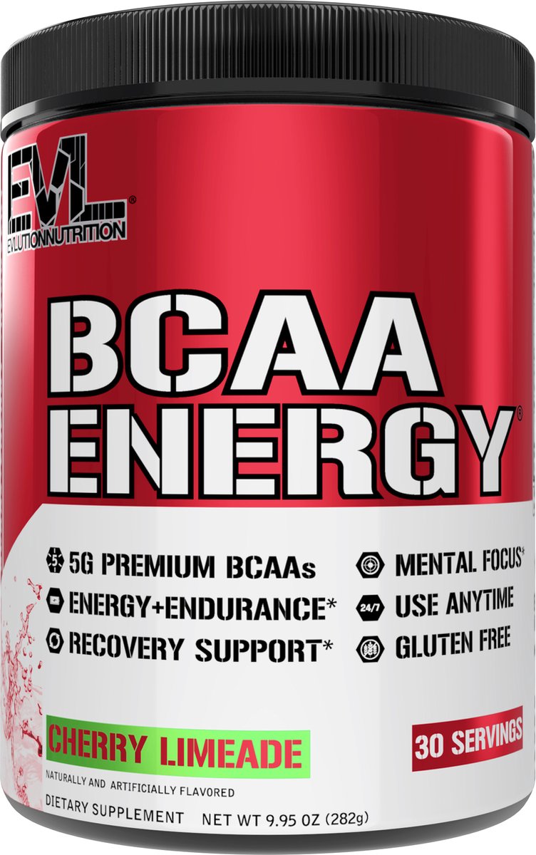 EVL Nutrition BCAA Energy (30 serv) Cherry Limeade - Aminozuren - BCAA