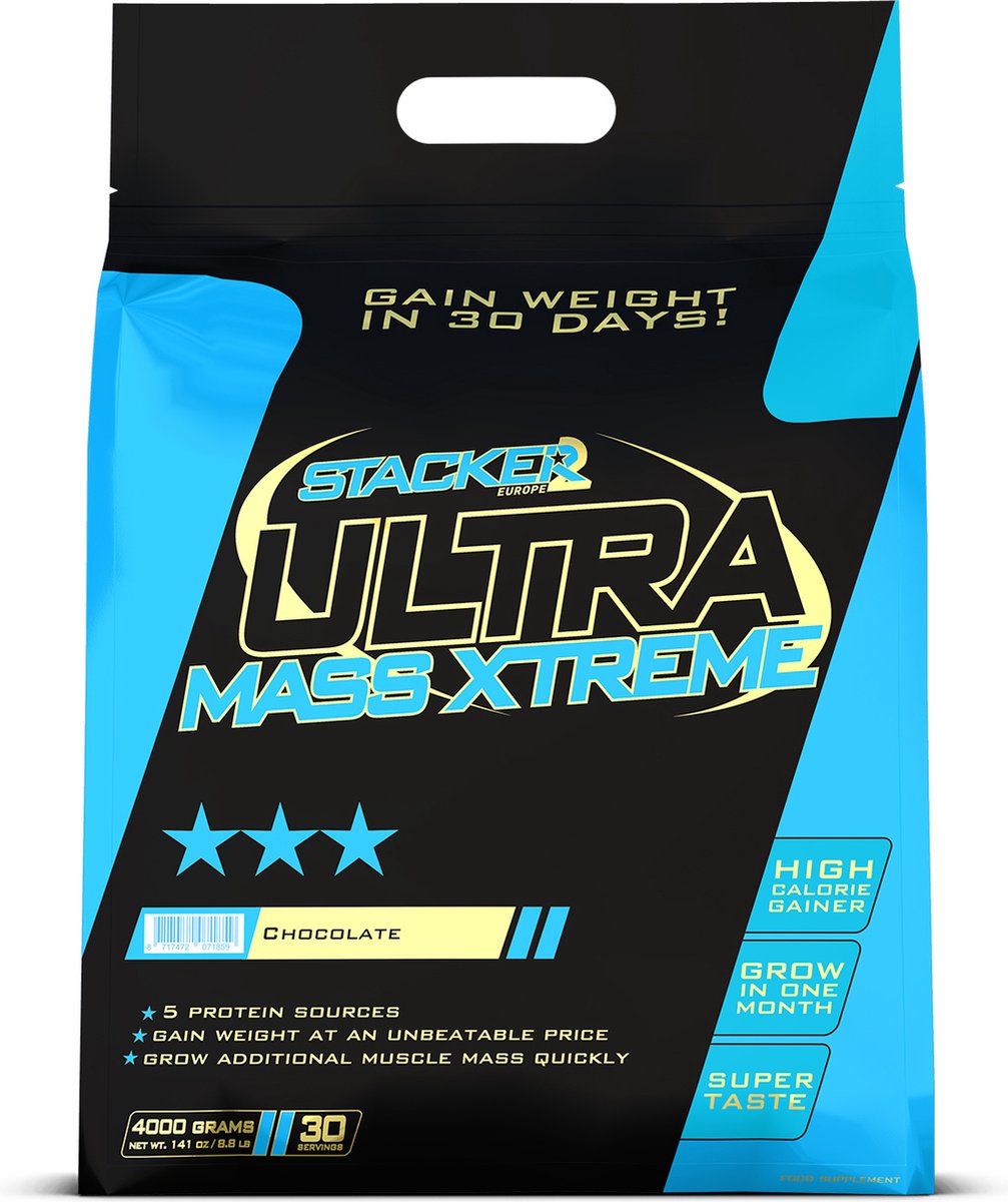 Goedkoopste Stacker 2 Ultra Mass - 4000 gram - Chocolate