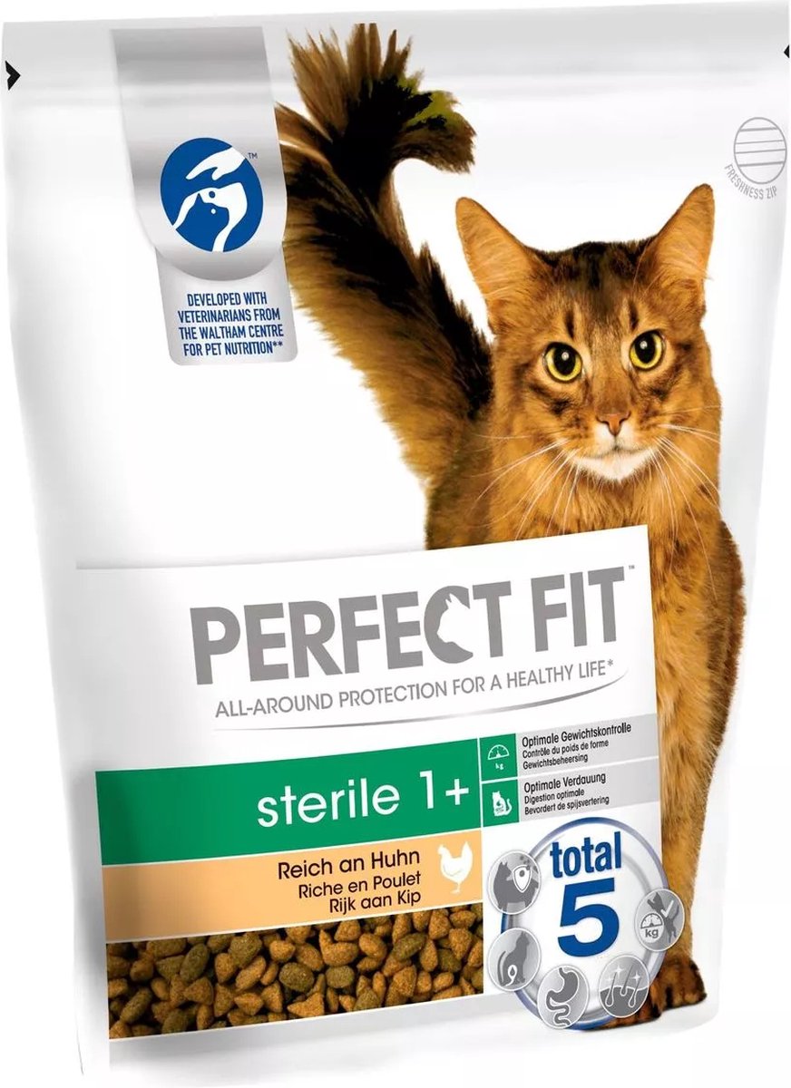 Perfect Fit Perfect Fit Sterile - Kattenbrokken - Kip - 750 g