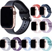 Eyzo Siliconen Apple Watch Bandjes 1, 2, 3, 4, 5 en 6 & SE - 10 Pack (44 / 42 mm)