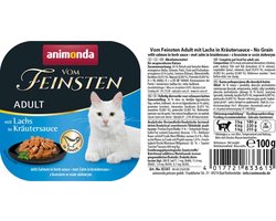 Animonda Vom Feinsten Adult - Graanvrij Zalm - 32 x 100 g