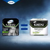 TENA incontinentie onderbroekjes voor Mannen , premium active fit onderbroekjes, Maxi, Maat L, 1 order is 3 x 10 stuks= 30 broekjes in totaal!!