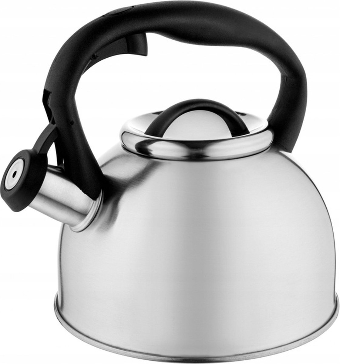 Florina Silia fluitketel geborsteld RVS zilver 2.5 Liter - waterketel - geschikt voor alle warmtebronnen