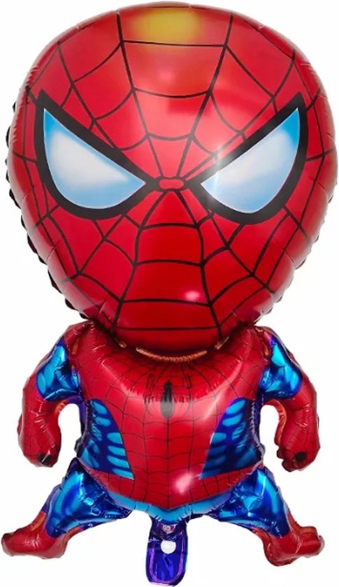 Spider man helium ballon - 47x80 cm - Folie ballonnen - Marvel ballonnen - Folie ballonnen - Helium - Versiering - Thema feest - Ballonnen - Lege ballonnen - Kinderfeest
