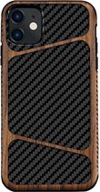 iPhone 11 hoesje | iPhone hoesjes | Apple hoesje | Carbon | Hout | Backcover | Able & Borret