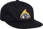 Huf Roasted Unstructured Snapback Pet - Black