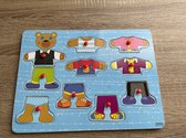 Houten kinderpuzzel - Kinderpuzzel beren - Educatief - Beer - Vormenpuzzel - Kinderen - Beren - 8-delig - Kinderpuzzel 2 jaar - Kinderpuzzel 3 jaar - Kinderpuzzel 4 jaar - Kinderpu