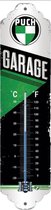 Puch Garage metalen Thermometer - 7 x 28 cm
