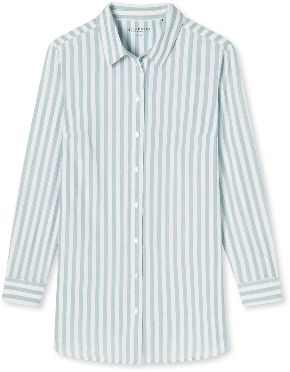 Schiesser Pure Stripes Dames Nachthemd - Maat 36